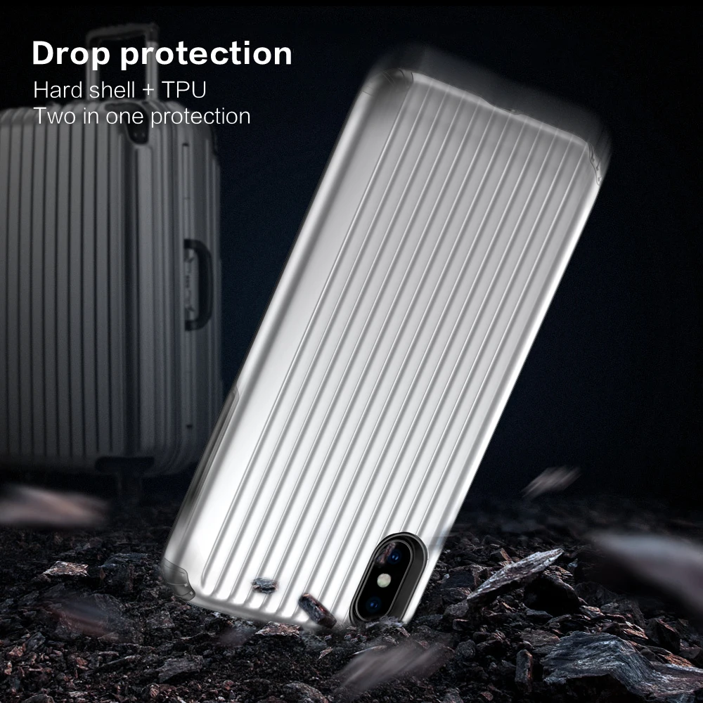 Case For iPhone XS MAX Luxury Travel Super Protect Shockproof Cover X Coque |