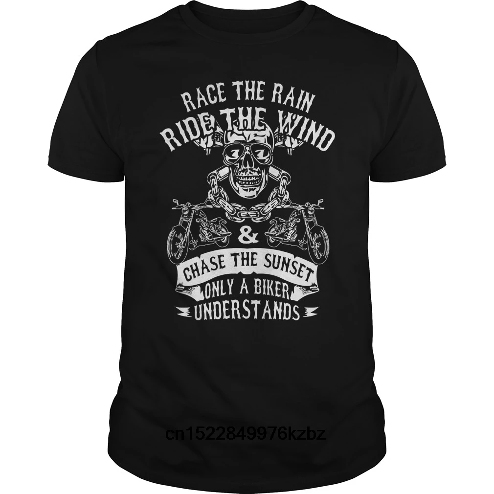 Забавная Мужская футболка Женская Новинка езда-только Байкерская крутая - купить