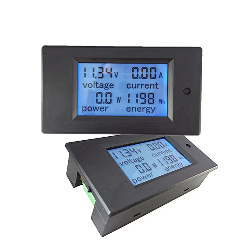 PZEM 031 20A DC 6 5 ~ 100 В цифровой ЖК дисплей мультиметр Напряжение текущий активный