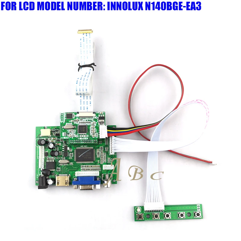 Комплект платы контроллера EDP HDMI VGA 2AV LVDS Для INNOLUX N140BGE EA3 14 &quot1366X768 30P 1 полоса