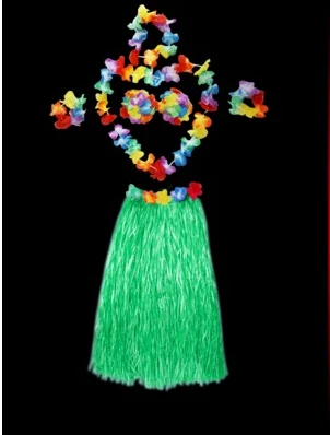 Новогодние костюмы для рождественской вечеринки на Хэллоуин 80 см Гавайская Юбка