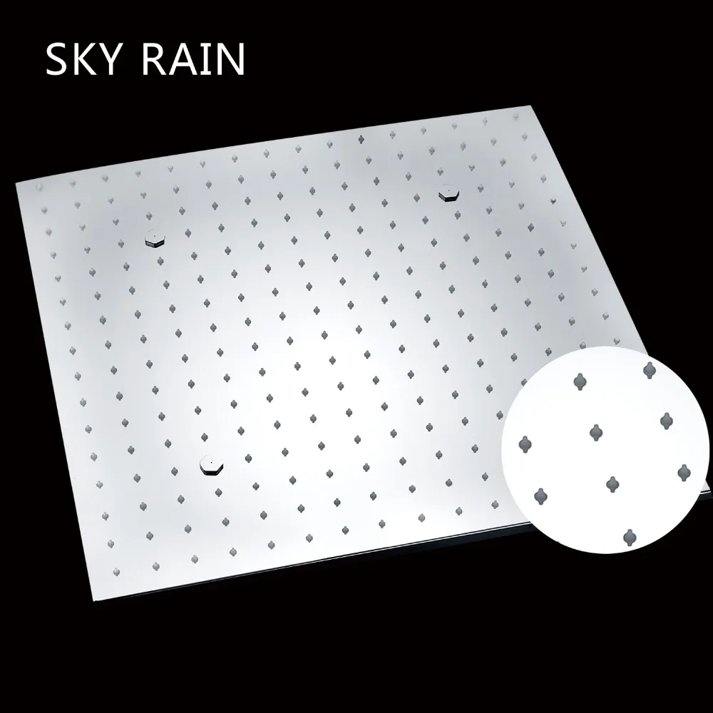SKY RAIN ванная комната на потолке 3 функции Термостатические Смесители для душа набор дождевой туман спрей душевая головка