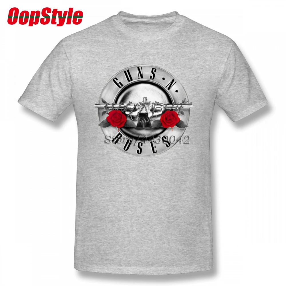Мужская хлопковая футболка с коротким рукавом Guns N Roses Bullet Tour большие размеры |