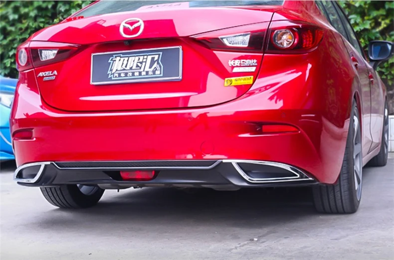Для Mazda 3 AXELA. задний спойлер автомобильный бампер диффузор автомобильные аксессуары