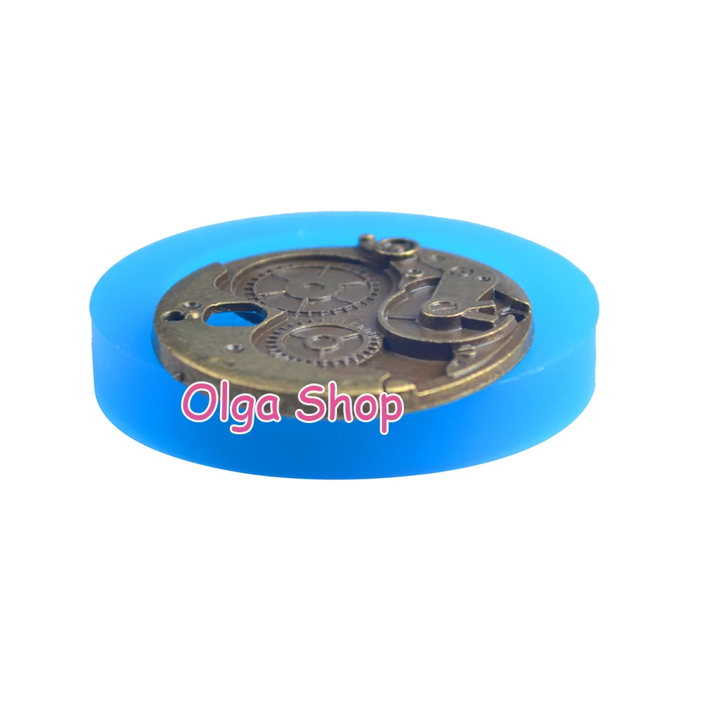ST001 37 3 мм Стимпанк Шестерни силиконовая форма для украшения торта Sugarcraft