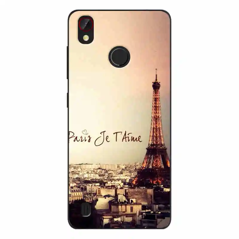 Печатный узор с рисунком из ТПУ для zte лезвие A4 5 45 &quotмягкое силиконовое покрытие
