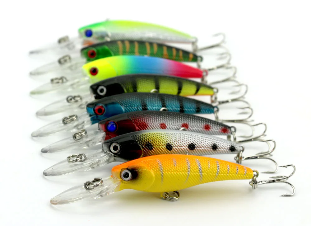 Minnow приманка 8 шт. 9 см 3 г для рыбной ловли хардбейт воблер свимбейт крючки соленой