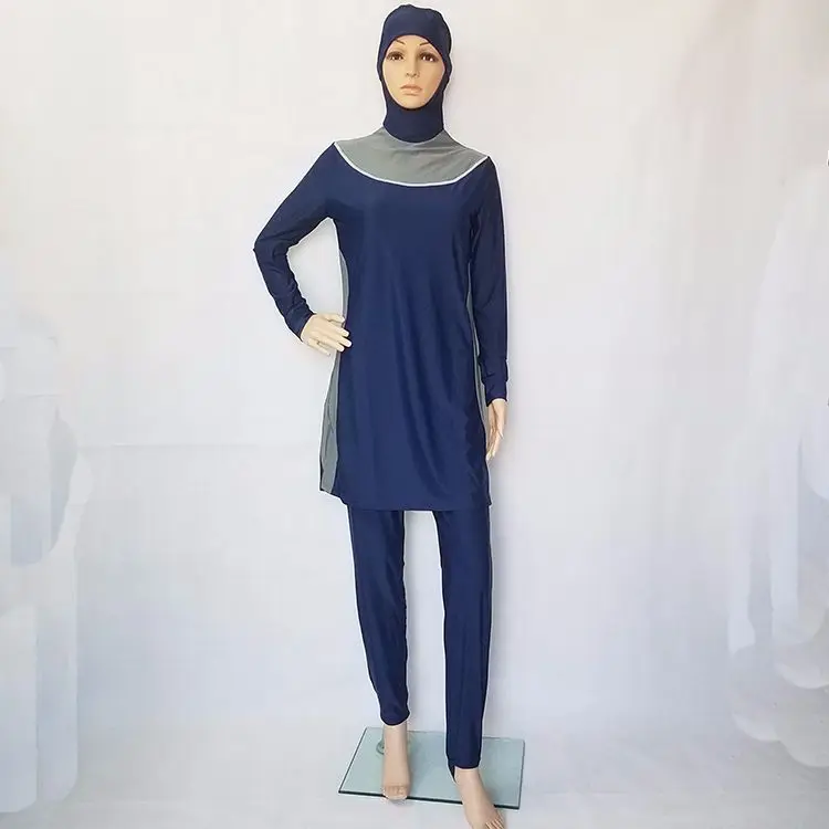 

modest swimsuits Full islamic swimwear Women muslim bathing suit muslimah swimming adulte Arab Beach Wear hijabs