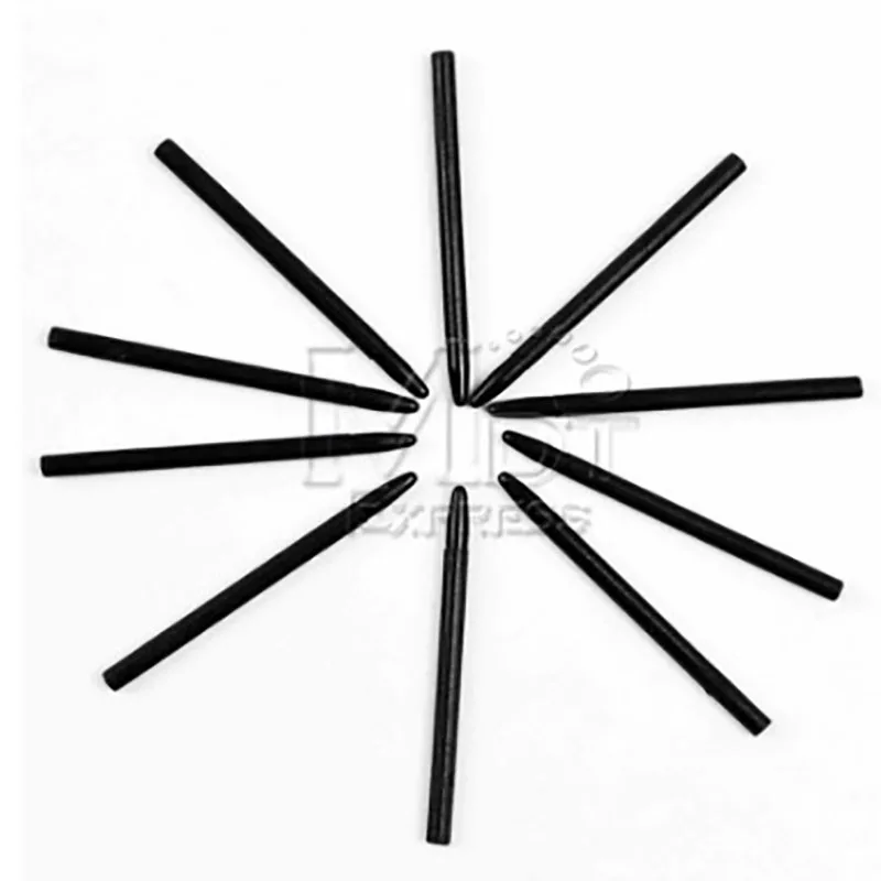 Новый 10 шт./лот ЧЕРНЫЙ Запасные Заправка Сменные Наконечники для Bamboo Intuos Cintiq CTE