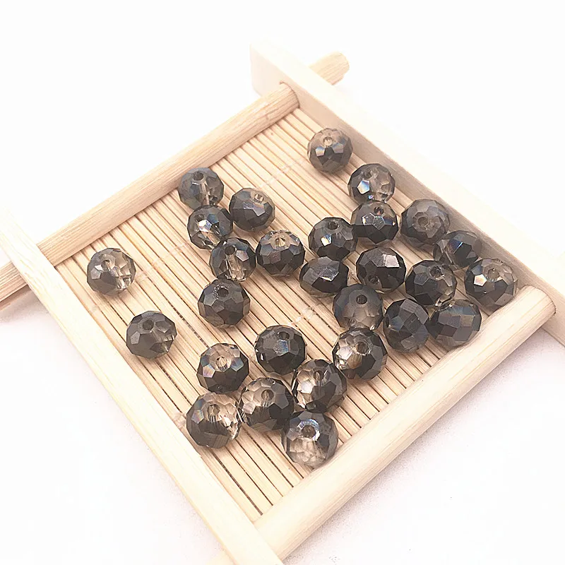 Бусины Круглые граненые из австрийского стекла 4 х3/6 х4/8 х6 мм | Украшения и