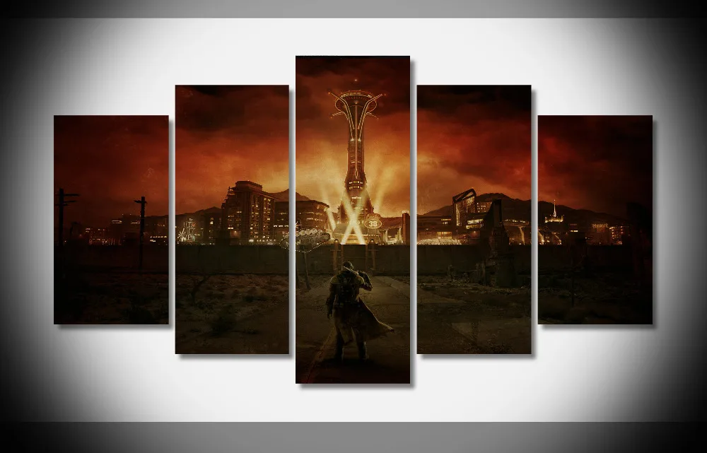 6841 видео игры Fallout New Vegas posterframed галерея wrap art печать домашнего декора стены