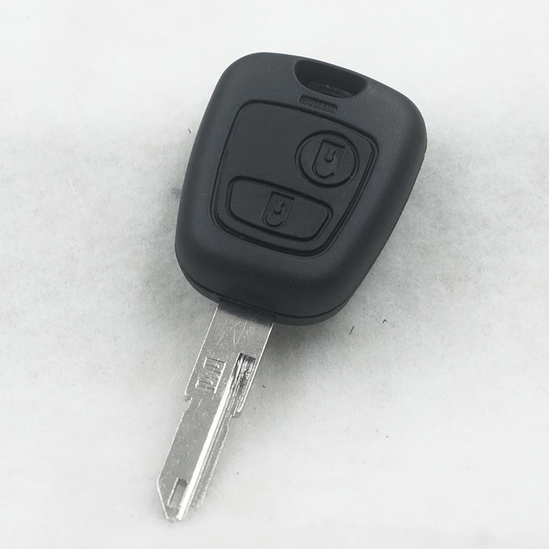 

2B Remote Key Shell For PEUGEOT 206 307 407 Uncut Blade Key Case Cover Replacement