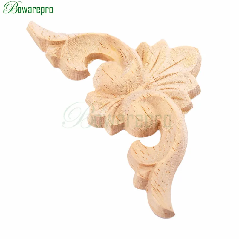 Винтажная деревянная резная наклейка bowarepro угловая аппликация Резиновая мебель