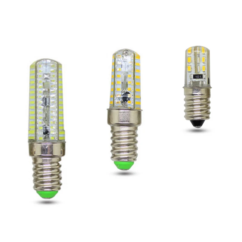 1X3 W 9W 12W E14 затемнения силиконовый корпус светодиодный светильник 220V 3014 SMD 24/72/120 s