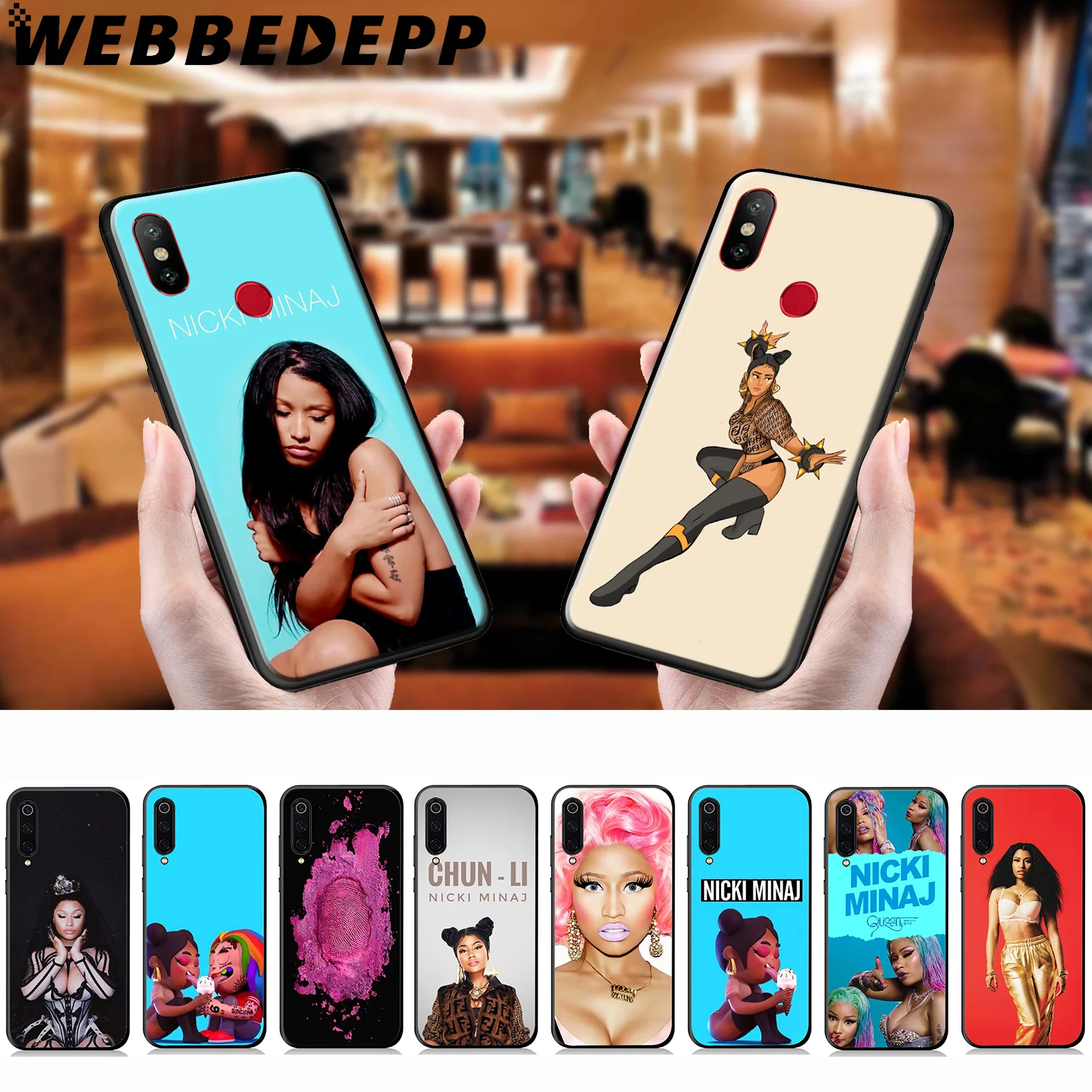 WEBBEDEPP Rap Singer Nicki Minaj Soft Case for Xiaomi Mi 9T 9 8 SE 6 A1 A2 A3 Lite MiA1 MiA2 MiA3 F1 MAX 3 Mi8 CC9E CC9 |