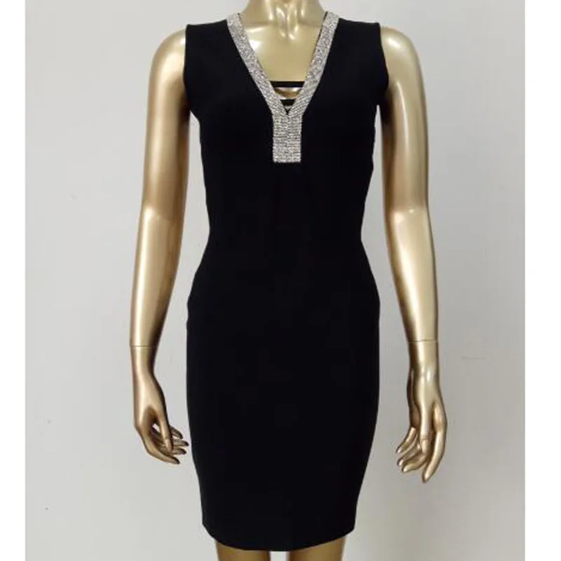 

Female Backless Bandage Dresses Summer Strapless V Neck Midi Dresses For Female Sexy Fashion Party Night Club Wear Dress 3 Color