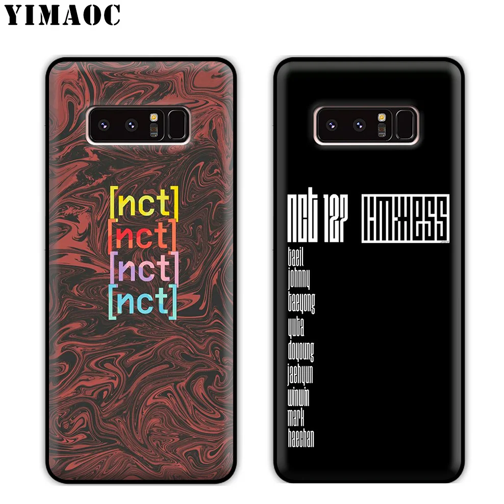 YIMAOC NCT 127 K Pop Soft Silicone Case for Samsung Galaxy Note 10 Plus 9 8 A9 A8 A6 2018 A5 A3 2017 2016 |