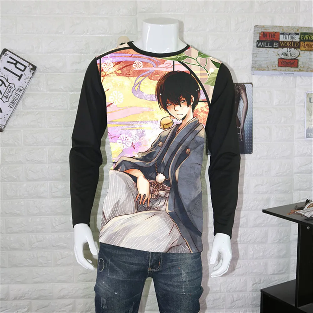 Косплей Аниме топы унисекс футболка Katekyo хитман реборн Мужская Sawada Tsunayoshi hiбари