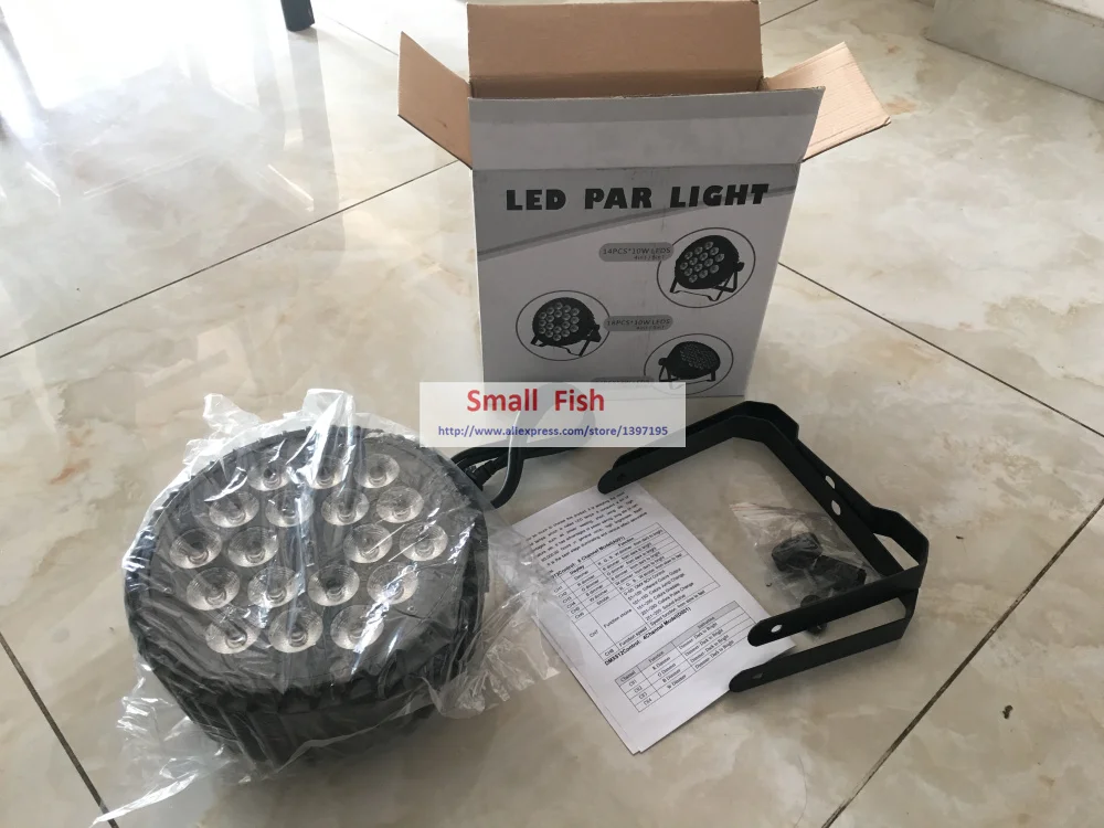Новый профессиональный светодиодный сценический свет 180 Вт плоский Par 18x12W LED