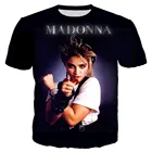 Новое поступление, мужская и женская модная футболка с 3D принтом молодой Мадонны, толстовки, свитшоты, жилеты, топы, Прямая поставка