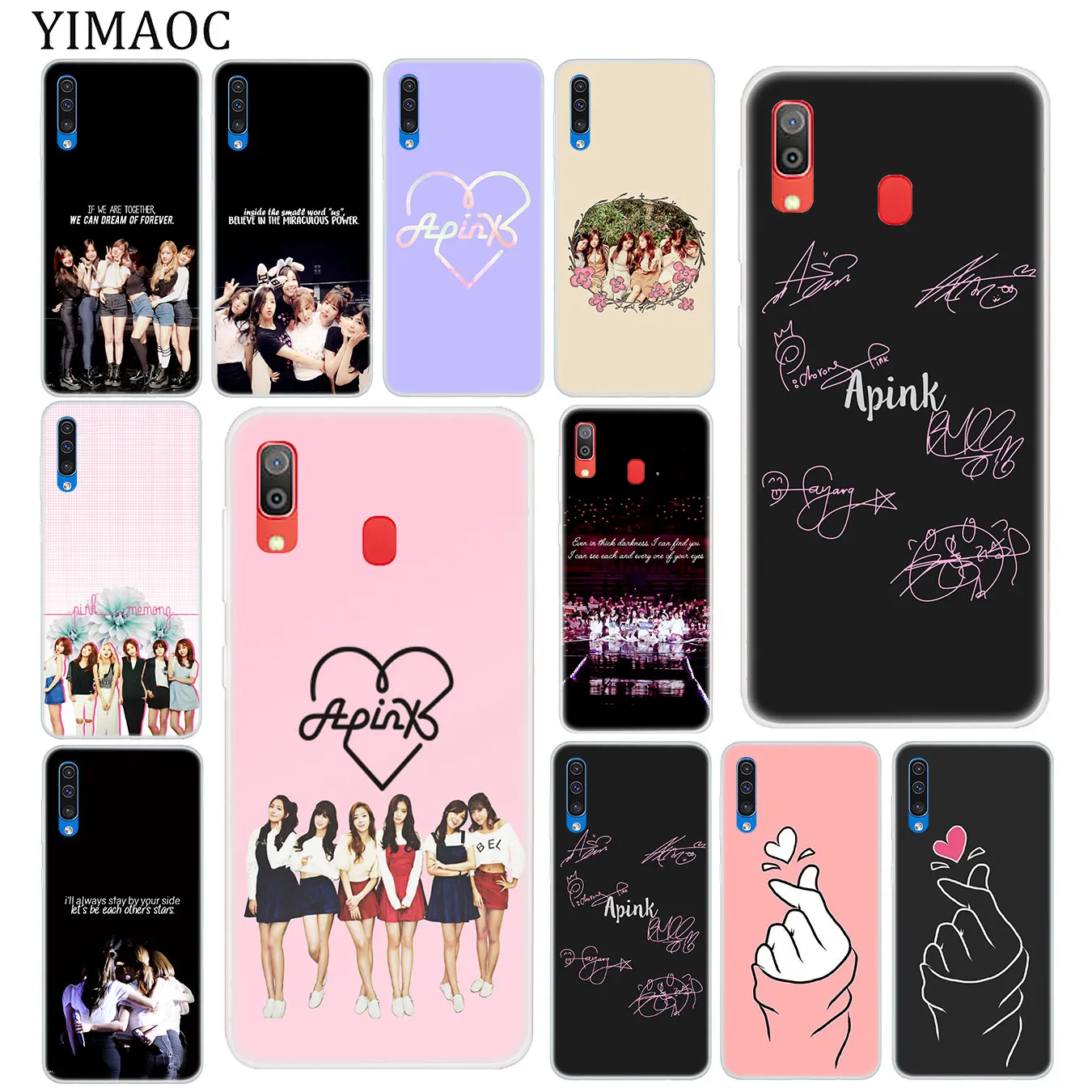 YIMAOC kpop Apink Мягкий силиконовый чехол для Samsung Galaxy A70 A60 A50 A40 A30 A20 A10 M10 M20 M30 M40 A20E