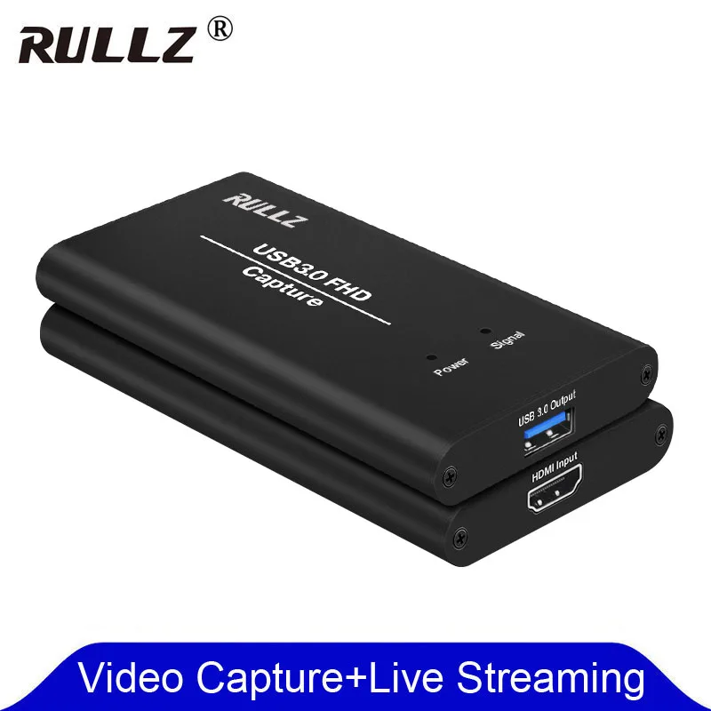 USB3.0 1080P 60FPS HDMI к USB 3,0 карта видеозахвата игры Запись коробка ПК потоковая трансляция в прямом эфире по OBS/vMix/Wirecast/Xsplit