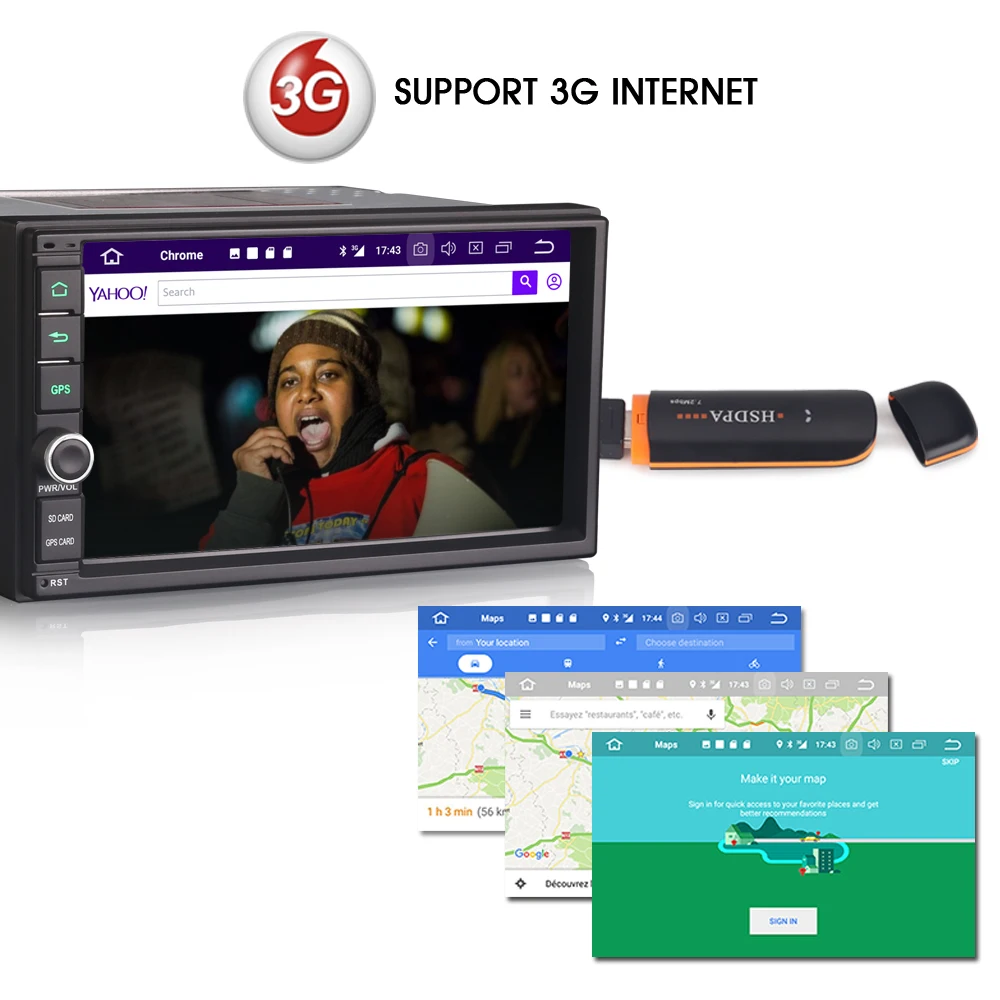 2 Din 7 &quotУниверсальный DAB + Android 8 0 СБ Navi MP3 Bluetooth Wi Fi OBD2 DVB T2 DVR 3G USB BT Авторадио RDS