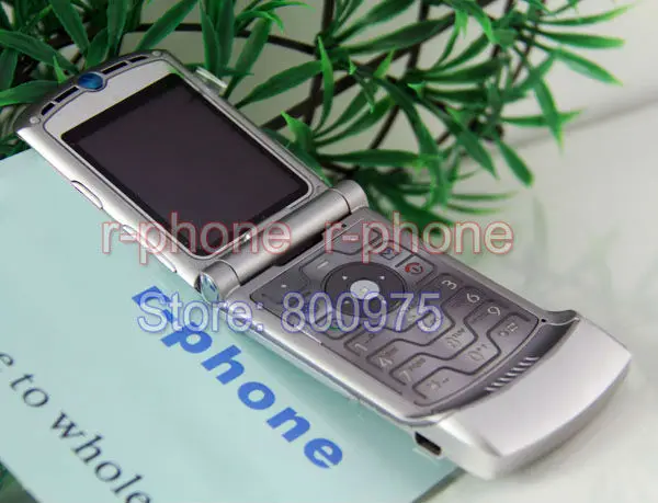 Refusbiehd оригинальная Motorola Razr V3 мобильный телефон разблокирован 2G GSM разблокирована