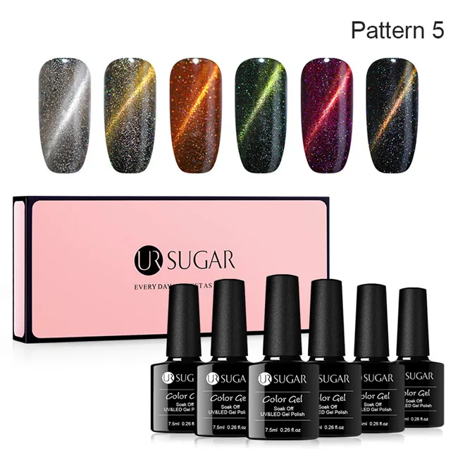 5 UR SUGAR Nail Set UV LED Lamp Dryer With 12pcs Nail Gel Polish Kit Soak Off Manicure Tools Set electric Nail drill For Nail Art - Цвет: 5