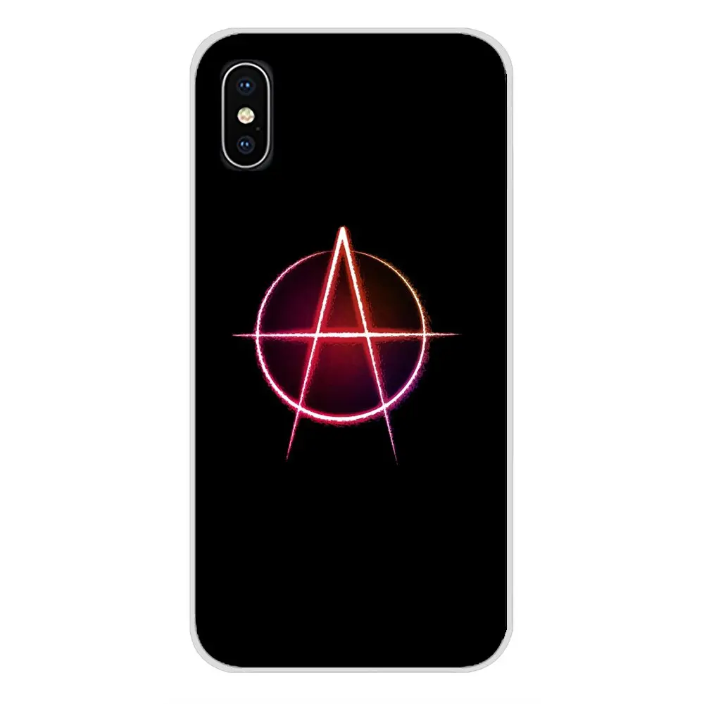 cool anarchy logo For Xiaomi Redmi 4A S2 Note 3 3S 4 4X 5 Plus 6 7 6A Pro Pocophone F1 Accessories Phone Cases Covers | Мобильные