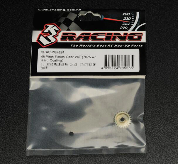 Бесплатная доставка шестерни мотора 3RACING 48 P Pitch 18T 19T 20T 21T 22T 23T 24T 17T 15T 28T 27T 26T с