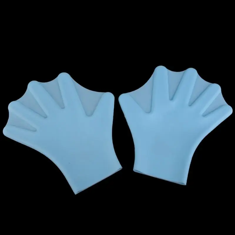 Плавательные перчатки для плавания взрослых пальцевые плавники силиконовые