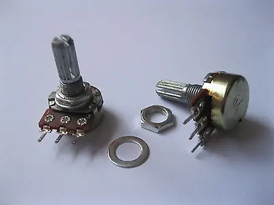 

10 pcs B10K Potentiometer Pots 20mm Split Shaft 3 pins
