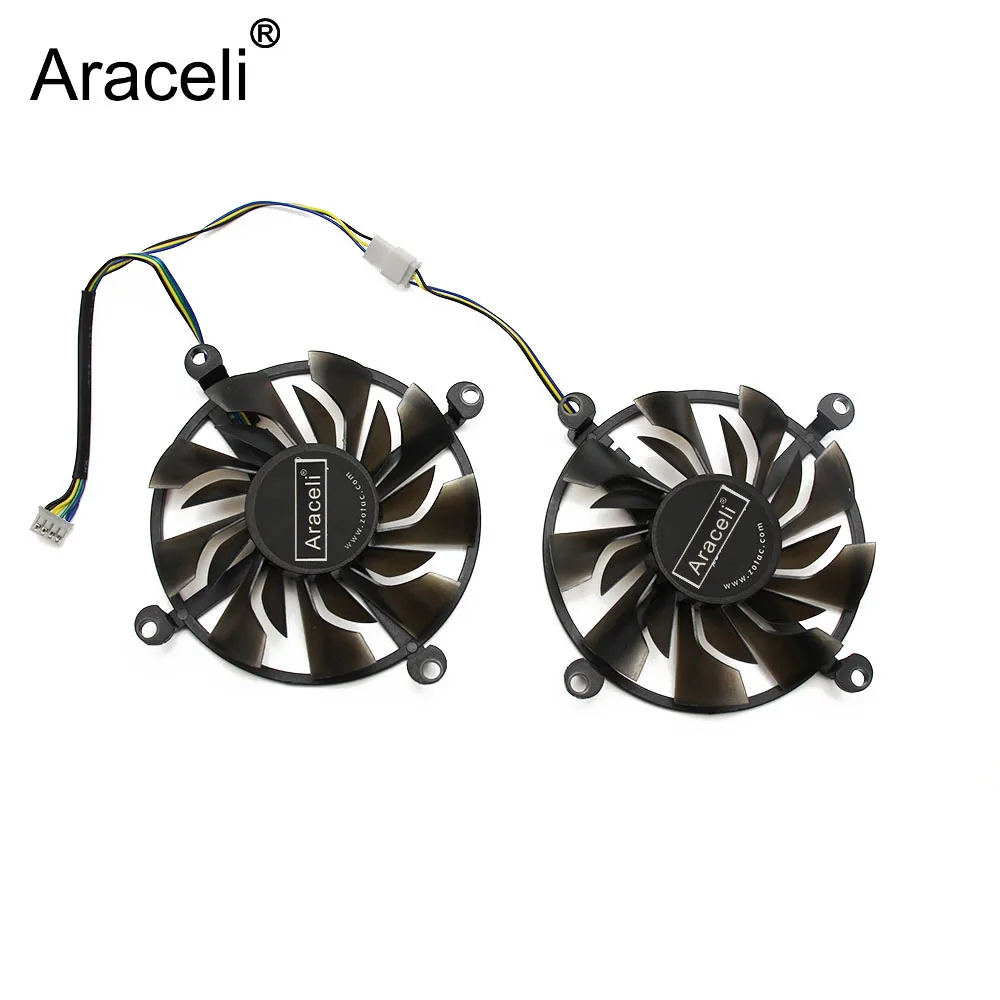 

Вентилятор для видеокарты ZOTAC GTX 950-2GD5, 2 шт./Лот, 12 В, 83 мм, 4 контакта