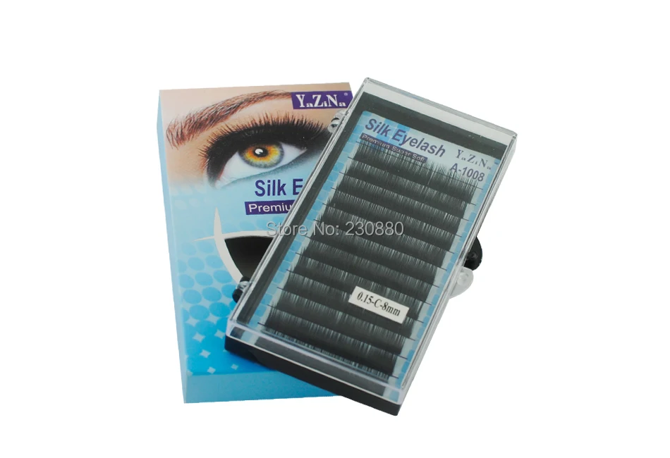 

High quality black C curl single eyelash extension from Korea