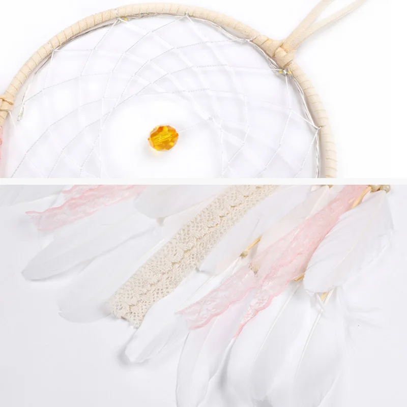 2018 Новое поступление Ловец снов сетчатые перья светодиодные ночники домашний