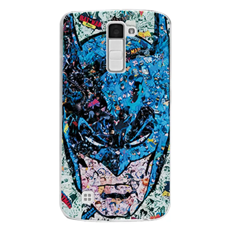 Очаровательный чехол для телефона Marvel Hero Captain America LG K8 из мягкого ТПУ с Железным