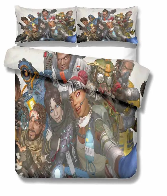 5 Apex legends Titanfall 3D комплект постельного белья Детская комната Декор пододеяльник наволочки лучшие игры APEX постельное белье - Цвет: 5