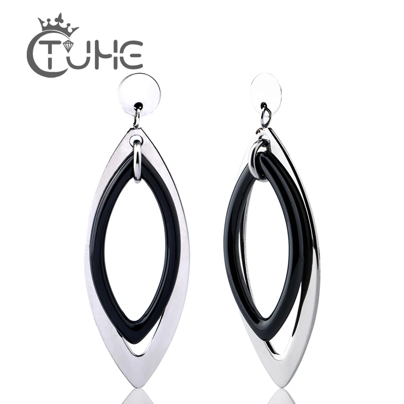 Длинные керамические серьги гвоздики в богемном стиле|earrings for women|ceramic earringsearrings |