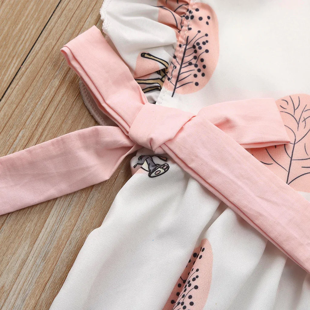 Модная летняя одежда для маленьких девочек 2019 мягкий хлопковый комбинезон с