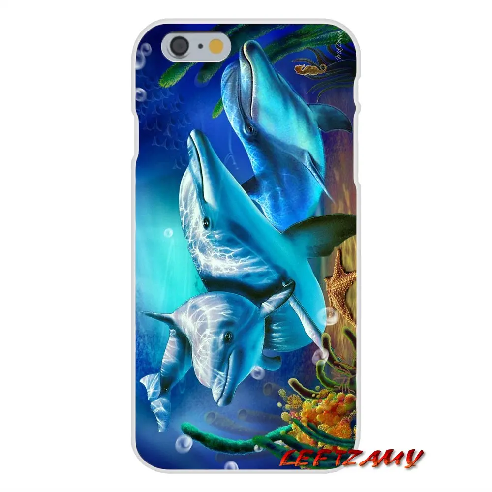 Soft Cases Cover For Xiaomi Redmi Note 6A MI8 Pro S2 A2 Lite Se MIx Max 2 3 F1 Oneplus 6T Sunset And Jumping Dolphin ocean | Мобильные