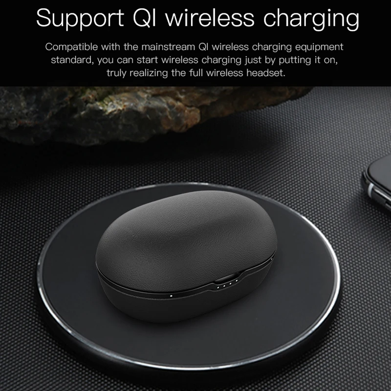 C8 TWS наушники настоящие беспроводные Bluetooth стерео бас гарнитура с микрофоном QI