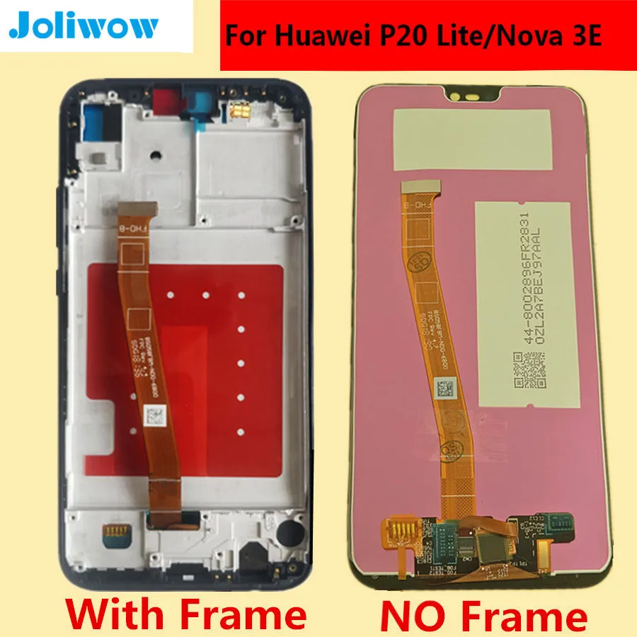 5 84 &quotЖК дисплей с рамкой для HUAWEI P20 Lite ЖК + сенсорный экран Nova 3e ANE LX1 LX3|Экраны
