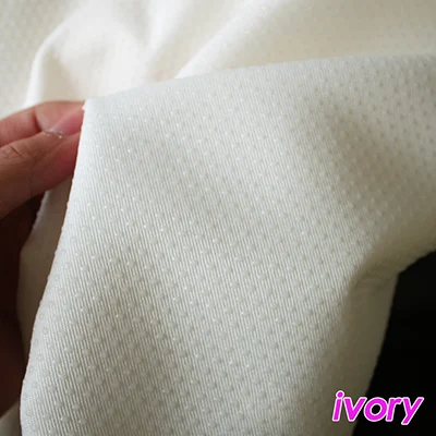 Ivory Meetee 50/100 см x 150 см ширина противоскользящая ткань нескользящая резиновая подушка DIY ковровое сиденье аксессуары противоскользящая капля ткань шитье - Цвет: Ivory