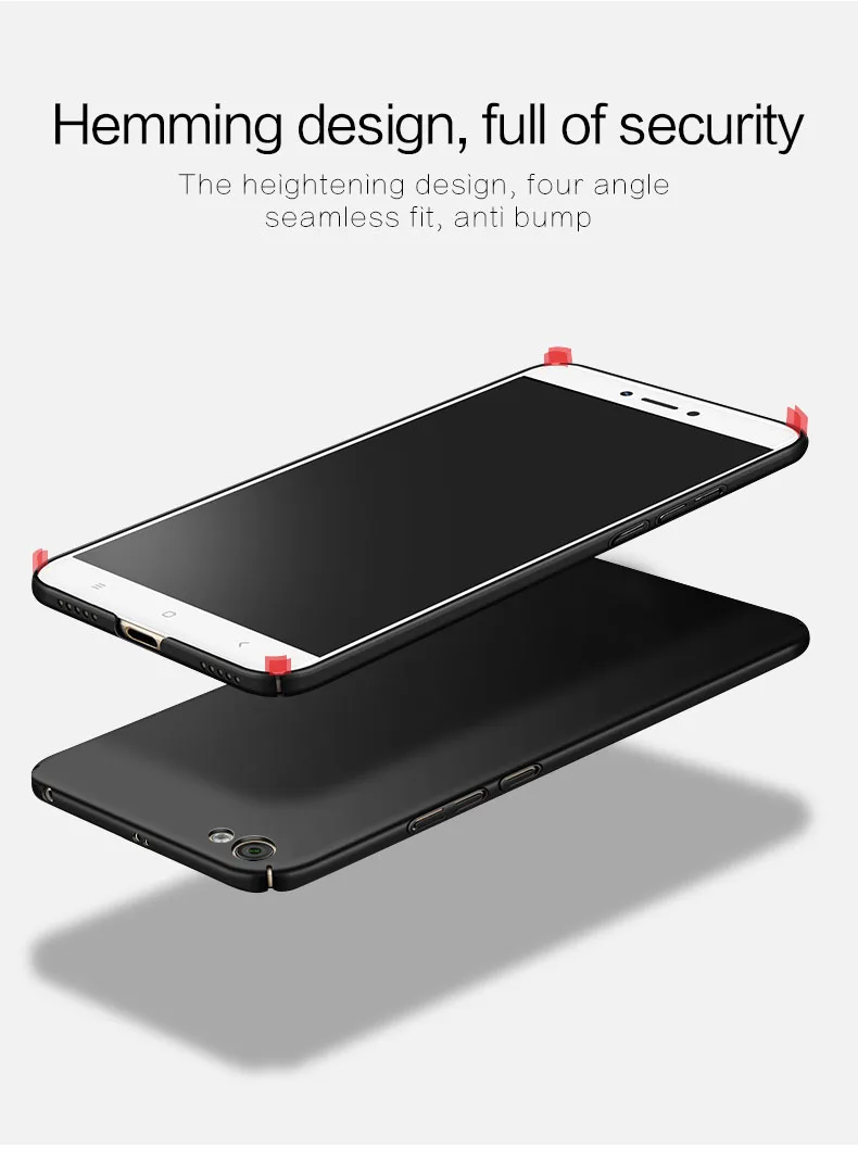 Для Xiaomi Redmi Примечание 5A ультратонкий гладкий жесткий чехол для телефона из