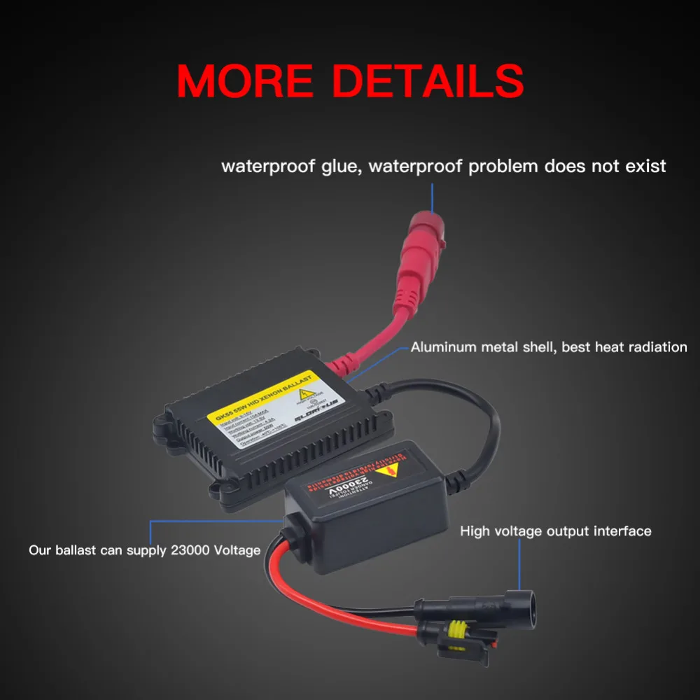 Xenon H4 H7 H1 H3 H8 H9 H11 HB3 9005 HB4 9006 881 цифровой комплект ballast HID 4300K 6000K 8000K D2S ксеноновая лампа