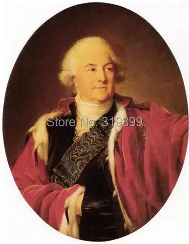

portrait-of-stanislaus-augustus-poniatowski-king-of-poland-1797 by Louise Elisabeth Vigee Le Brun ,oil painting reproduction,