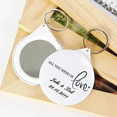 Бесплатная доставка персонализированные свадебные сувениры и подарки зеркало