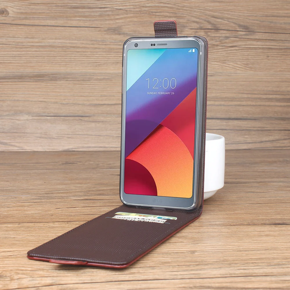 Чехол для телефона LG G6 случае 5.7 дюймов модные тиснением Флип кожаный чехол