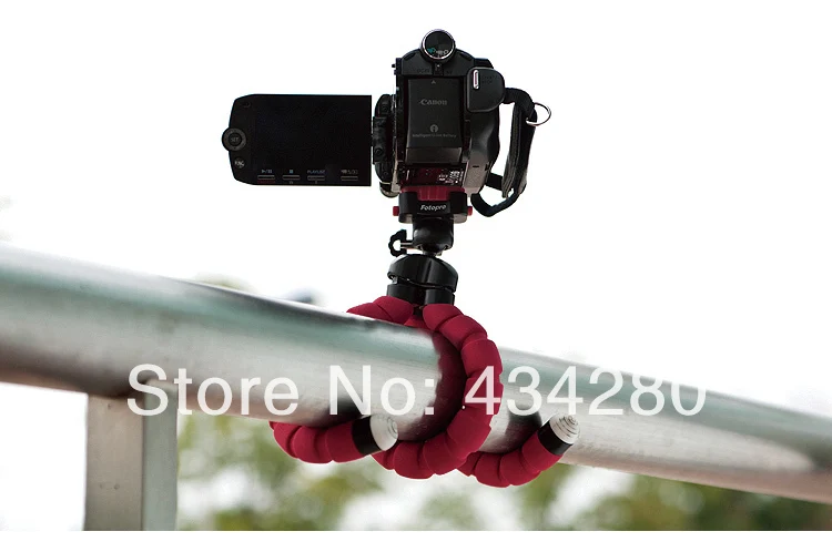 Wholesale Free shipping Fotopro RM-100 Professional Mini Flexible Octopus Tripod For Digital Camera DSLR Blue Black Red | Электроника